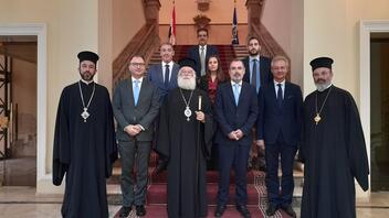Συνάντηση του Πατριάρχη Αλεξανδρείας με τον υφυπουργό Εξωτερικών της Ελλάδας