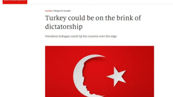 "Σεισμός" με το εξώφυλλο του Economist - «Η Τουρκία στα πρόθυρα δικατορίας»