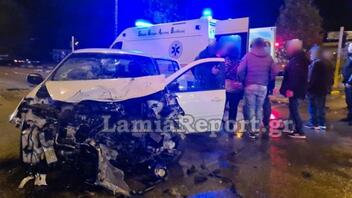 Λαμία: Σοβαρό τροχαίο με πέντε τραυματίες