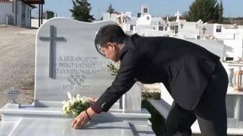 Ο Ολυμπιονίκης του 2004 Μουν Ντάε Σουνγκ επισκέφθηκε τον τάφο του Αλ. Νικολαϊδη 