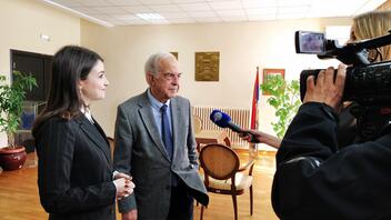 Εγκάρδια υποδοχή της αποστολής του Δήμου Ηρακλείου στο Βελιγράδι