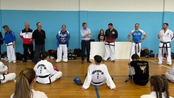 Στο αγωνιστικό σεμινάριο Taekwondo ITF ο Λευτέρης Αυγενάκης