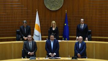 Ενός λεπτού σιγή στο πρώτο υπουργικό συμβούλιο της νέας κυβέρνησης Χριστοδουλίδη