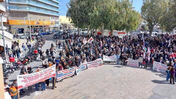 Νέο συλλαλητήριο εργατικών σωματείων στο Ηράκλειο 