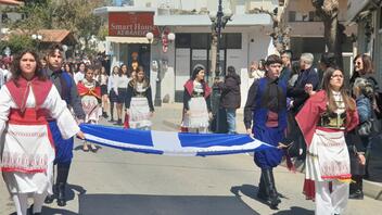Με τις δέουσες τιμές ο εορτασμός της 25ης Μαρτίου στον Δήμο Μινώα Πεδιάδας
