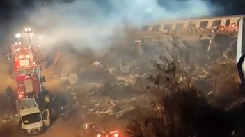 Νέο βίντεο ντοκουμέντο από τα Τέμπη: Οι πρώτες στιγμές των διασωστών στο σημείο της τραγωδίας