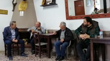 Περιοδεία του Νίκου Ηγουμενίδη σε χωριά του Δήμου Γόρτυνας