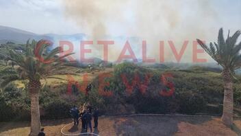 Φλόγες στα Μάλια - Ανεξέλεγκτη η φωτιά