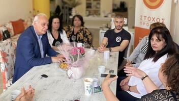 Π. Μπαριτάκης: Επίσκεψη στα γραφεία του Συλλόγου «Στόχος- Πρόληψη»