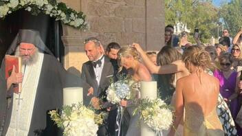 Πάνος Μουζουράκης - Μαριλού Κόζαρη: Εικόνες από τον γάμο τους