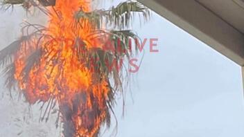 Άρπαξε φωτιά ο φοίνικας μέσα σε σχολείο στο Ηράκλειο- Δείτε εικόνες