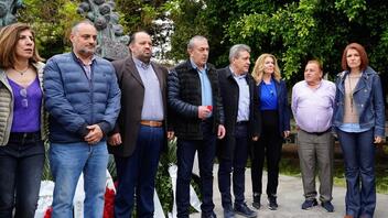 Μαζί με τους άλλους υποψηφίους του ΣΥΡΙΖΑ στις πρωτομαγιάτικες εκδηλώσεις ο Γ. Μανουράς