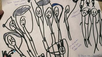 Ραγίζει καρδιές η ζωγραφιά παιδιού για τη Μάχη της Κρήτης