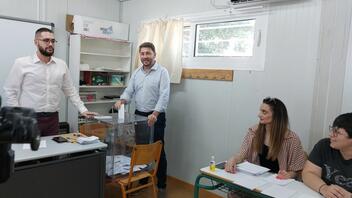Στο Αρκαλοχώρι ψήφισε ξανά ο Νίκος Ανδρουλάκης