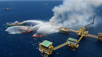 Δύο νεκροί έπειτα από φωτιά σε θαλάσσια εξέδρα άντλησης πετρελαίου στο Μεξικό