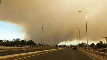 Μαίνεται ανεξέλεγκτη η φωτιά στην Αλεξανδρούπολη - Ρίψεις νερού από εναέρια μέσα