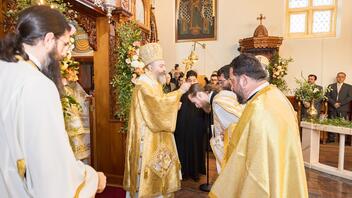 Στον Ιερό Ναό Παναγίας "Άξιον Εστί" της Μελβούρνης ο Αρχιεπίσκοπος Αυστραλίας