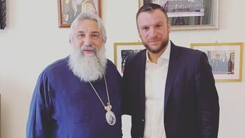 Με την ευλογία του Αρχιεπισκόπου ξεκινά την εβδομάδα του ο Σταύρος Στεφανάκης