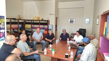 Συνάντηση Συριγωνάκη με το νέο Διοικητικό Συμβούλιο του ΤΟΕΒ Γέργερης