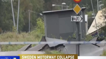  Σουηδία: Εικόνες καταστροφής μετά την κατάρρευση τμήματος αυτοκινητόδρομου