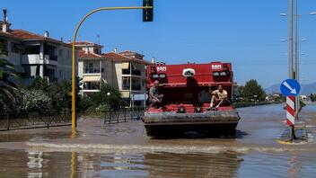 Λάρισα: Συνεχίζεται η προσπάθεια για την αντιμετώπιση των προβλημάτων της πλημμύρας