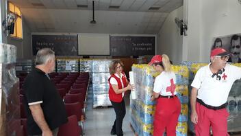 Τόνοι ανθρωπιστικής βοήθειας από το Ηράκλειο για τους πλημμυροπαθείς της Θεσσαλίας