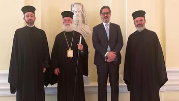 Στον Πατριάρχη Θεόδωρο ο νέος Γενικός Πρόξενος της Αλεξάνδρειας στην Ελλάδα
