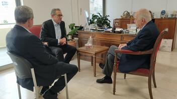 Συνάντηση του Δημάρχου Ηρακλείου με τον Πρέσβη της Σουηδίας στην Ελλάδα