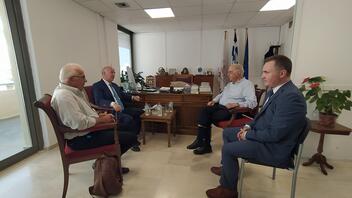 Συνάντηση του Βασίλη Λαμπρινού με τον Υπουργό Δικαιοσύνης