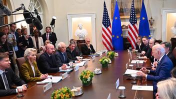 Λακωνικές οι δηλώσεις Μπάιντεν μετά τη σύνοδος ΗΠΑ-ΕΕ στον Λευκό Οίκο