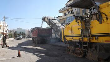 Νέες ασφαλτοστρώσεις σε δρόμους του Δήμου Ηρακλείου