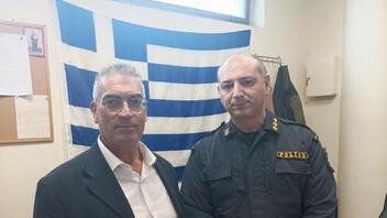 Επίσκεψη Μιχάλη Γαυγιωτάκη στην Αστυνομική Διεύθυνση Ηρακλείου 