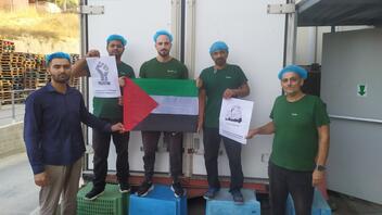 Στο παγκρήτιο συλλαλητήριο για την Παλαιστίνη, το Συνδικάτο Εργατοϋπαλλήλων γάλακτος
