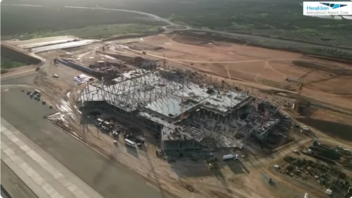 Νέο βίντεο με την πορεία των έργων στο υπό κατασκευή αεροδρόμιο Καστελίου 