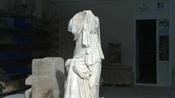 Βρέθηκε το άγαλμα της Τερψιχόρης στη Στρατονίκεια 