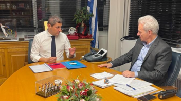 Αυγενάκης: Συνάντηση με... άρωμα Κρητης στο Υπουργείο