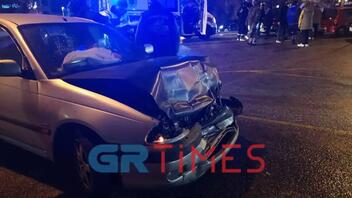 Θεσσαλονίκη: Καραμπόλα τουλάχιστον 6 ΙΧ με 4 τραυματίες