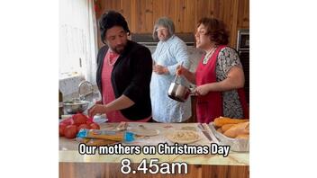 Viral στο TikTok το βίντεο με τις "μαμάδες" και τη φασαρία την ημέρα των Χριστουγέννων