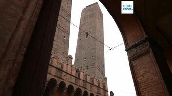 Μπολόνια: Ανησυχία για ιστορικό πύργο που έχει κλίση