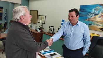 Συνάντηση του Δημάρχου Αγίου Νικολάου με τον επίτιμο πρόξενο της Εσθονίας στην Κρήτη