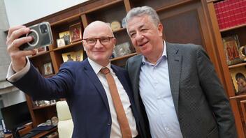 Στ. Αρναουτάκης: Συναντήσεις με τον Πρέσβη της Γερμανίας και το νέο Επίτιμο Πρόξενο στο Ηράκλειο