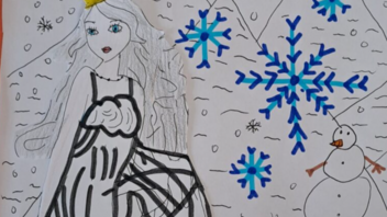 "Περιμένοντας το χιόνι": Το παραμύθι μαθήτριας του 1ου Δημοτικού Σχολείου Ανωγείων