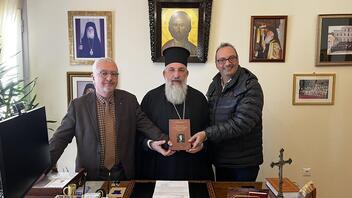 Στον Αρχιεπίσκοπο ο Πρόεδρος της Εκκλησιαστικής Ακαδημίας Κρήτης