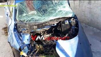 Νεκρή 25χρονη & δύο βαριά τραυματίες σε μετωπική σύγκρουση δύο αυτοκινήτων