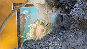 Πομπηία: Ανακαλύφθηκε τοιχογραφία του Φρίξου και της Ελλης