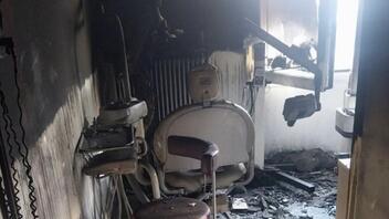 Παρανάλωμα του πυρός έγινε ιατρείο στη Λάρισα - Δείτε εικόνες