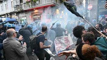 Νάπολη: Συγκρούσεις μεταξύ φοιτητών και αστυνομικών