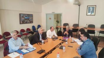 Συνάντηση στο Δημαρχείο Οροπεδίου είχαν στελέχη του ΟΑΚ - Σειρά επαφών με φορείς της Αν. Κρήτης