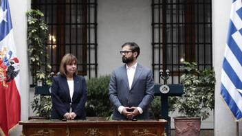 Επίσημη επίσκεψη της Κατερίνας Σακελλαροπούλου στη Χιλή