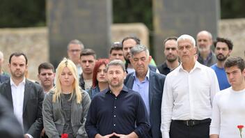 Στην Καισαριανή ο Ν. Ανδρουλάκης: "Πυξίδα μας η θυσία των 200 πατριωτών"